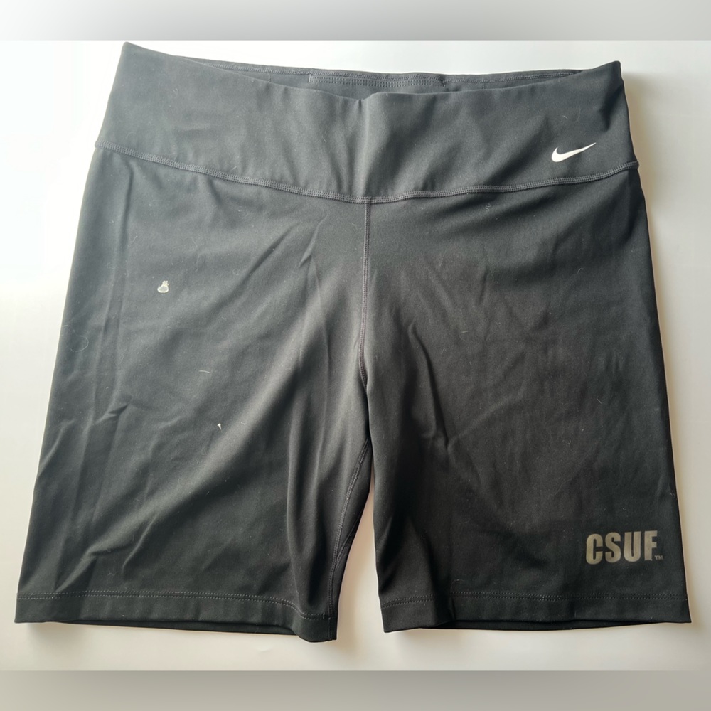 Nike CSUF Black Biker Shorts